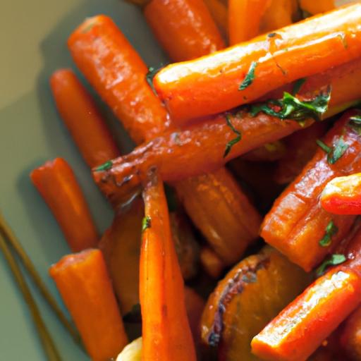 Sweet and Savory honey Garlic Roasted Carrots Recipe