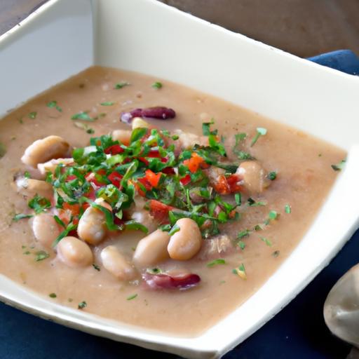 Hearty white Bean Soup: A Warm Bowl of Comfort and Nutrition