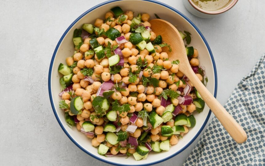 Refreshing Chickpea Salad with Cucumber: A Healthy Twist