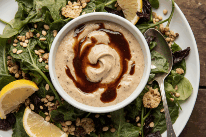 Tangy Tahini Balsamic Dressing: A Flavorful Salad Boost