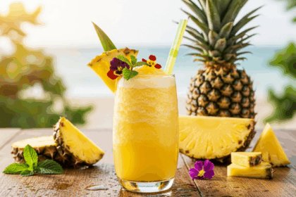 Tropical Smoothie Delight: Pineapple’s Perfect Refreshment