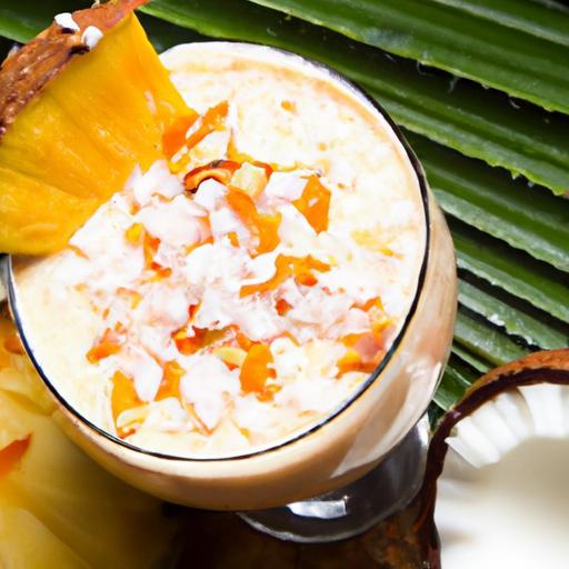 Tropical Bliss: Crafting the Perfect Pineapple Coconut Smoothie