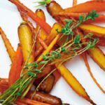Golden Roasted Carrots with Honey and Thyme Delight