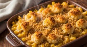 Golden Baked Mac & Cheese with Crunchy Breadcrumb Bliss