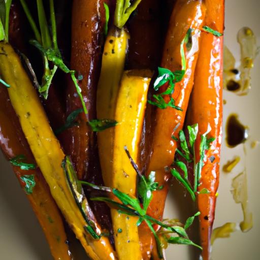 Golden Roasted Carrots with Honey and Thyme Delight