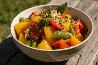 Crunchy Viral Sweet Pepper Salad: Flavor That Pops!