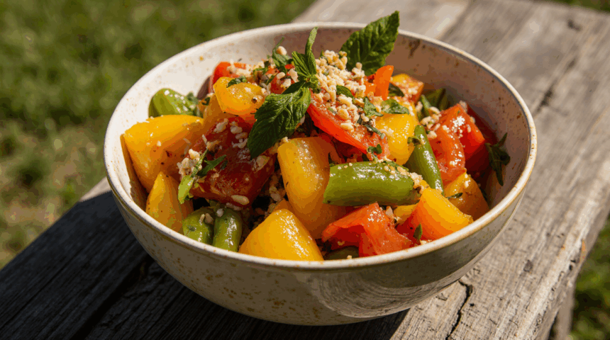 Crunchy Viral Sweet Pepper Salad: Flavor That Pops!