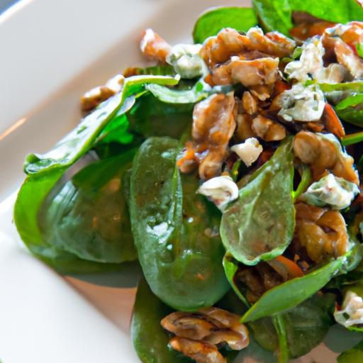Bright Bites: Spinach & Walnut Salad with Balsamic Twist