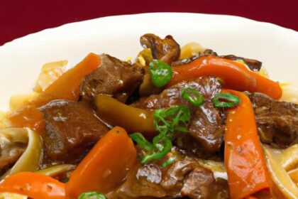 Savory Crockpot Beef Tips & Noodles: Comfort in a Bowl