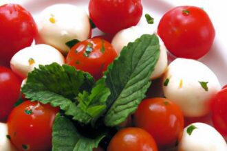 Burst of Flavor: Marinated Mozzarella Balls with Cherry Tomatoes