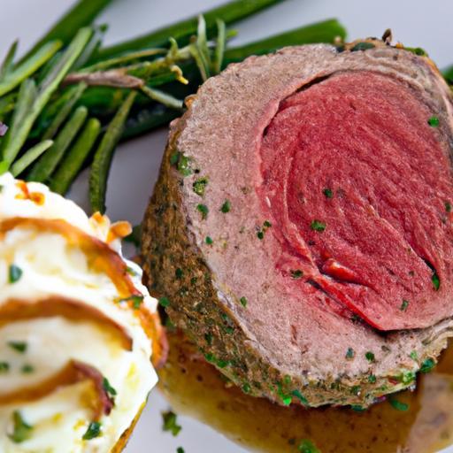 Perfectly Roasted Beef Tenderloin with Savory Herb Crust