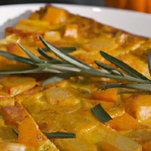 Golden Harvest: Butternut Squash & Sage Frittata Delight