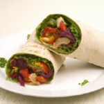 Wholesome Roasted Veggie Wrap: A Nutritious Whole Wheat Delight