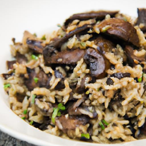 Wild Rice Pilaf with Mushrooms: A Nutty, Earthy Delight