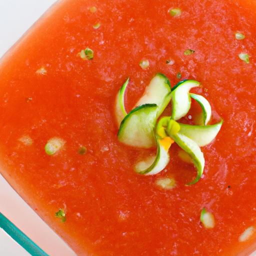 Refreshing Watermelon Gazpacho: A Cool Twist on Tradition
