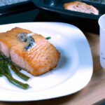 Crispy Air Fryer Salmon with Fresh Dill Sauce Recipe