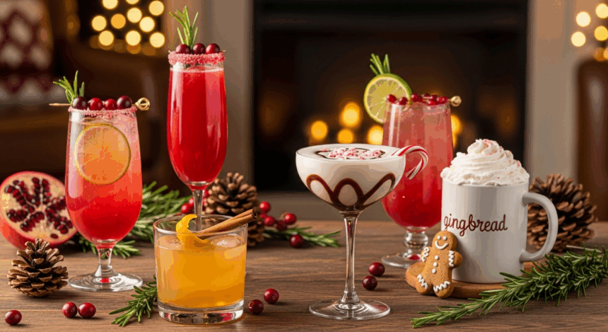 Festive Sips: Holiday Cocktails and Mocktails to Celebrate