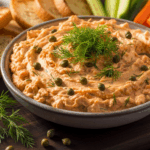 Savory Smoked Salmon Dip with Dill & Tangy Capers Twist