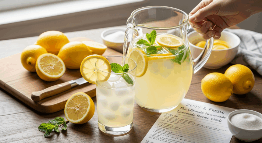 Zesty & Fresh: The Ultimate Homemade Lemonade Recipe Guide