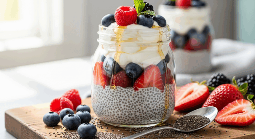 Creamy Chia Seed Pudding with Yogurt: A Healthy Delight