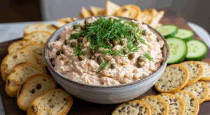 Savory Smoked Salmon Dip with Dill & Tangy Capers Twist