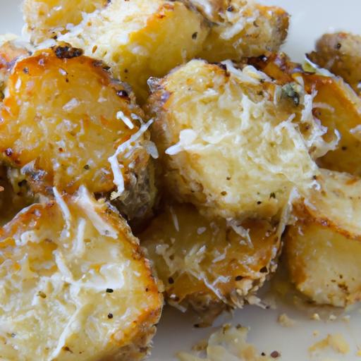Crispy Parmesan Crusted Potatoes: 4-Ingredient Delight