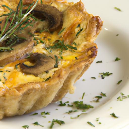 Earthy elegance: Savory Mushroom and Thyme Tartlets Recipe