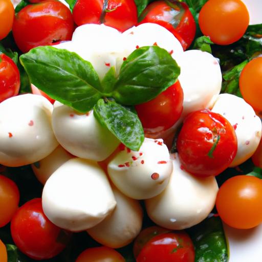 Burst of Flavor: Marinated Mozzarella Balls with Cherry Tomatoes