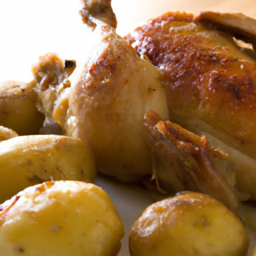 Golden Harmony: Mastering baked Chicken and Potatoes