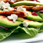 Bright Bites: Grilled Chicken Salad with Avocado & Lemon Dressing