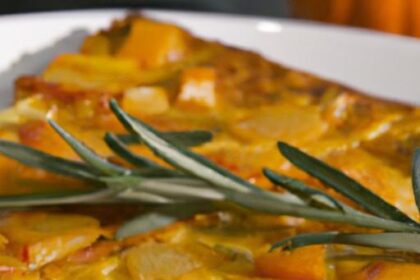 Golden Harvest: Butternut Squash & Sage Frittata Delight