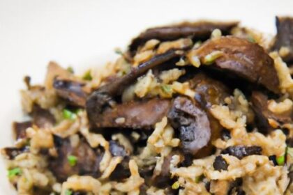 Wild Rice Pilaf with Mushrooms: A Nutty, Earthy Delight