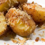 Crispy Parmesan Crusted Potatoes: 4-Ingredient Delight