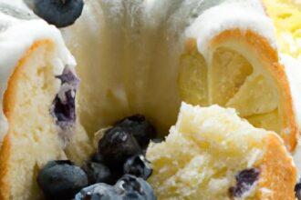 Zesty Lemon Blueberry Cake: A Perfect Springtime Treat
