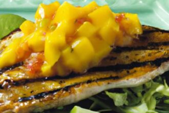Savor Summer: Grilled Swordfish Steaks with Zesty Mango Salsa