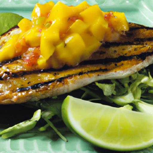 Savor Summer: Grilled Swordfish Steaks with Zesty Mango Salsa