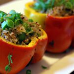 Quinoa-Stuffed Bell Peppers: Nutritious and Flavorful Delight