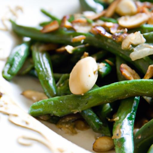 Crunchy Elegance: Sautéed Green Beans with Toasted Almonds