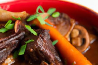 Hearty Slow Cooker Short Rib Stew: Comfort in a Bowl