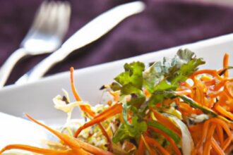 Zesty Carrot & Cumin Slaw with Cilantro Lime Twist