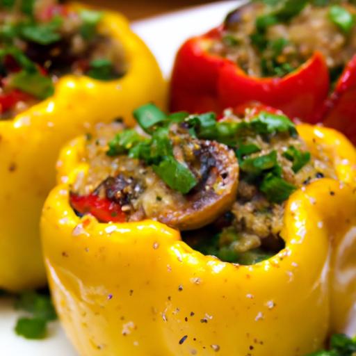 Quinoa-Stuffed‌ Bell Peppers: Nutritious⁣ and Flavorful Delight
