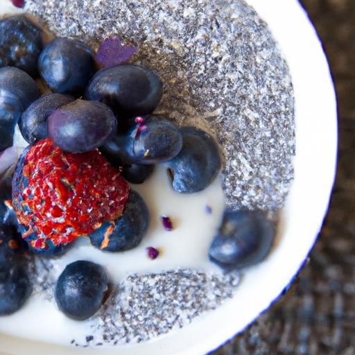 Energize Your Morning with Blueberry Chia Pudding Bowl