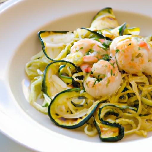 Shrimp Scampi Reinvented: Zucchini ‍Noodles for a Healthy Twist