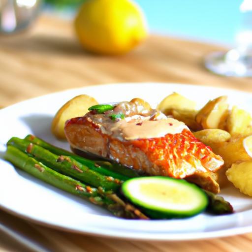 Zesty Delight: Orange and Ginger Glazed Salmon Recipe