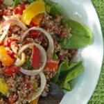 Nutritious Quinoa Salad with Vibrant Roasted Veggies