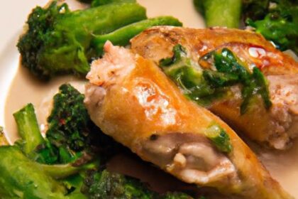 Cheesy Broccoli-Stuffed Chicken: A Flavorful Twist