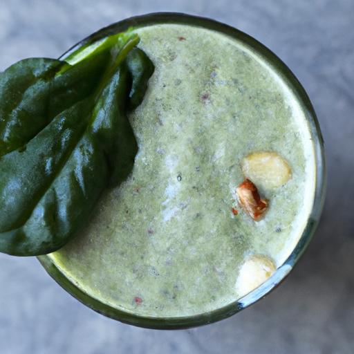 Energize Your Day: Spinach, Banana & Almond Milk Smoothie