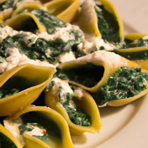 Delicious Stuffed Pasta Shells with Creamy Spinach & Ricotta