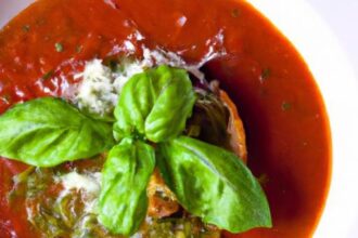 Tomato Soup Transformed: Brighten Your Bowl with Pesto Swirls