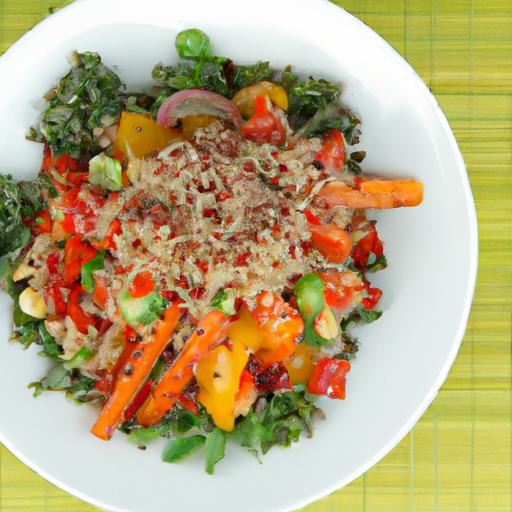 Nutritious Quinoa Salad with Vibrant Roasted ‌Veggies